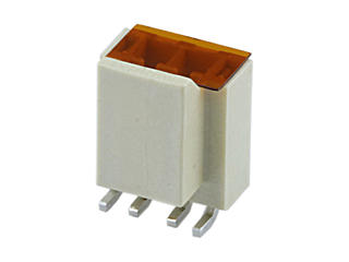 1054312102 - Nano-Fit Vertical Header, Surface Mount, 2.50mm Pitch, Single Row, 2 Circuits, 0.76µm Tin (Sn) Plating, Natural, Glow-Wire Capable