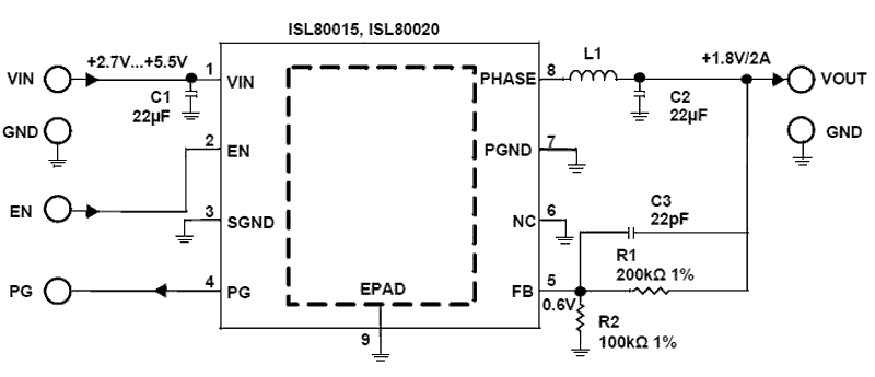 ISL80020 product image