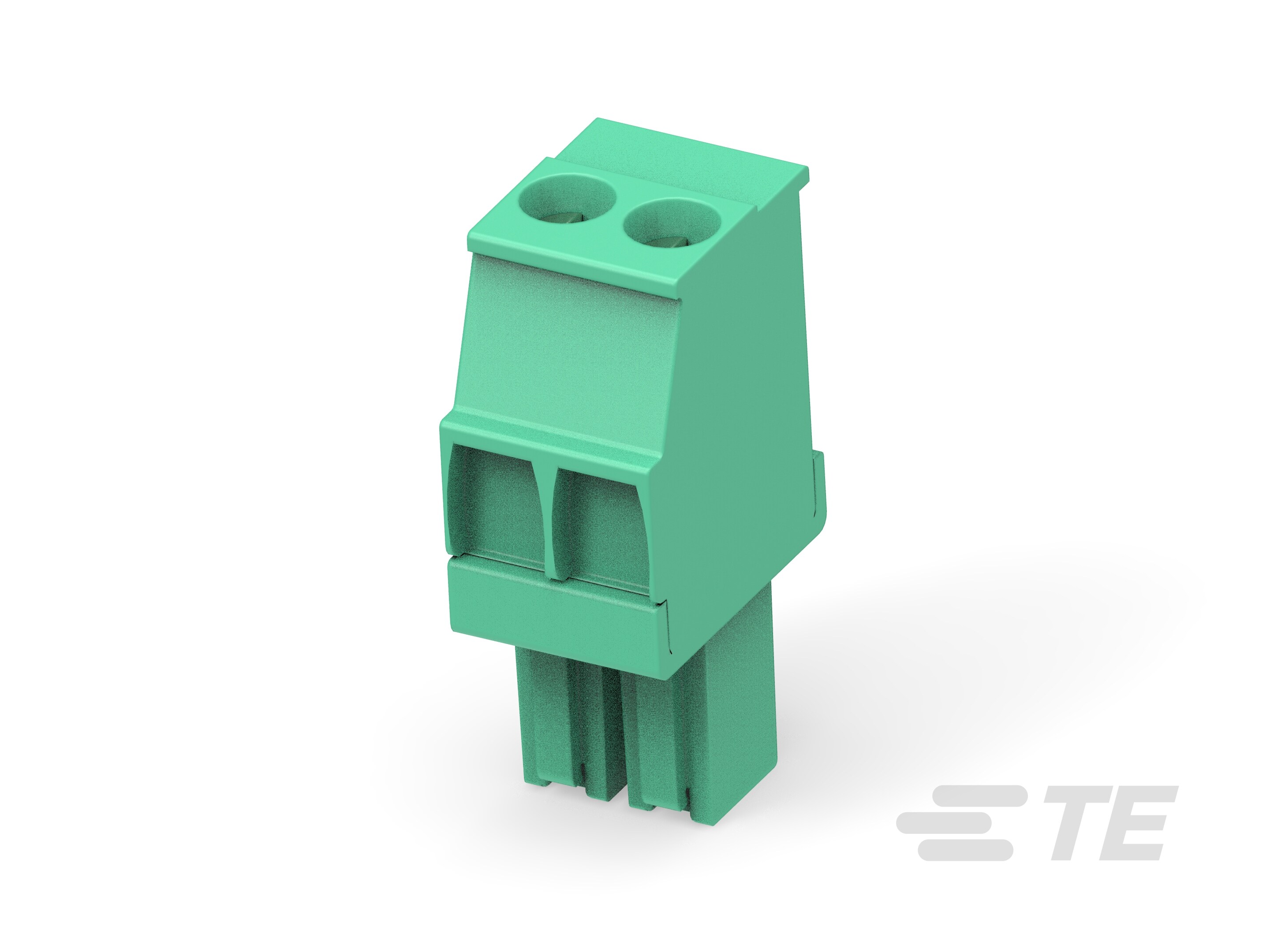 Str Plug, 3.5mm, Green, RH, 2-1986370-2