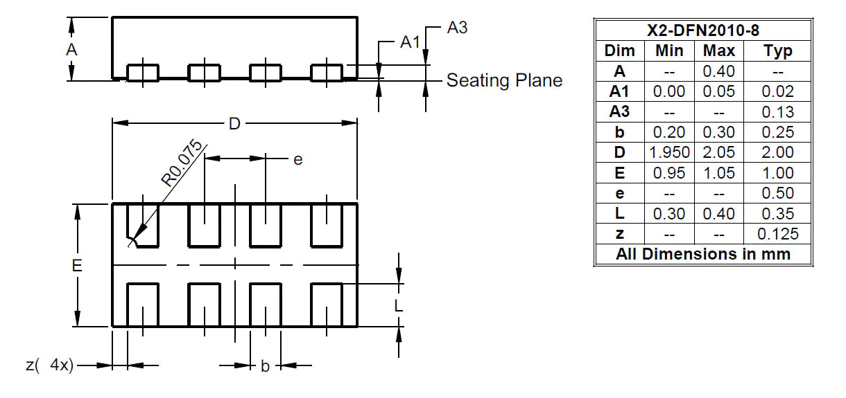 Package Image for X2-DFN2010-8