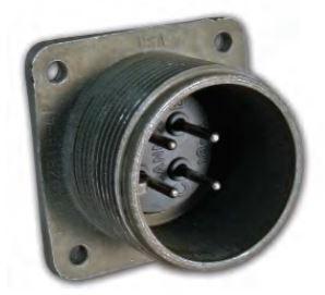 ITT Cannon-CA3102E28-9P Connector Circular Conn Circular PIN 12 POS Crimp ST Box Mount 12 Terminal 1 Port