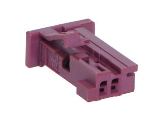2058272024 - ConnTAK50 Tang Receptacle, Single Row, 2 Circuits, Key D, Violet