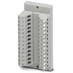 PHOENIX CONTACT-2280255 Interface Modules The VARIOFACE feed-through module implements a 1:1 connection between screw connection terminal blocks and an IDC/FLK pin strip (2.54 mm, number of positions: 26).