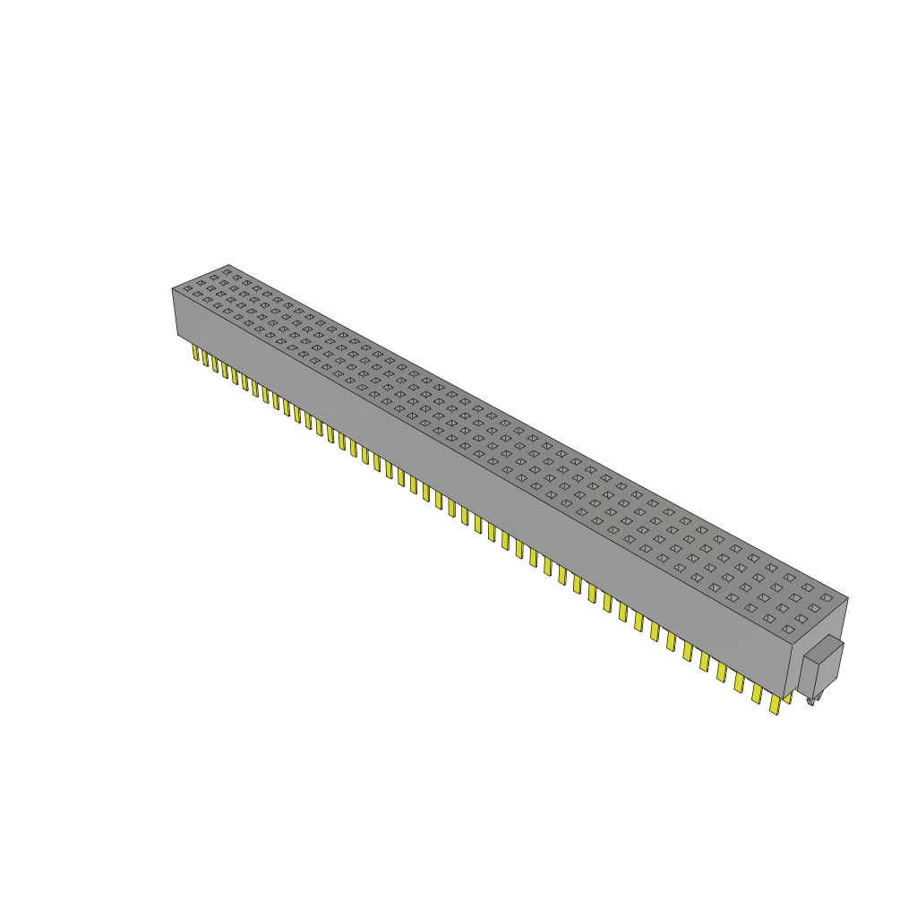 Samtec-FOLC-145-L1-L-Q-LC Connector Headers and PCB Receptacles Conn Socket Strip SKT 180 POS 1.27mm Solder ST Thru-Hole Tube