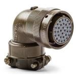 ITT Cannon-KPSE08E145PW Connector Circular Conn Circular PIN 5 POS Crimp RA Cable Mount 5 Terminal 1 Port