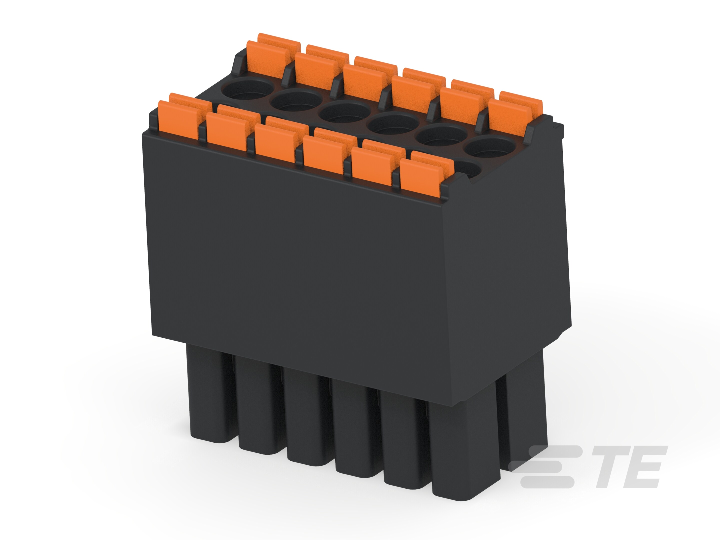 2x6P Spring TB Plug 3.5, BK-2842487-6 2x6P Spring TB Plug 3.5, BK-2842487-6