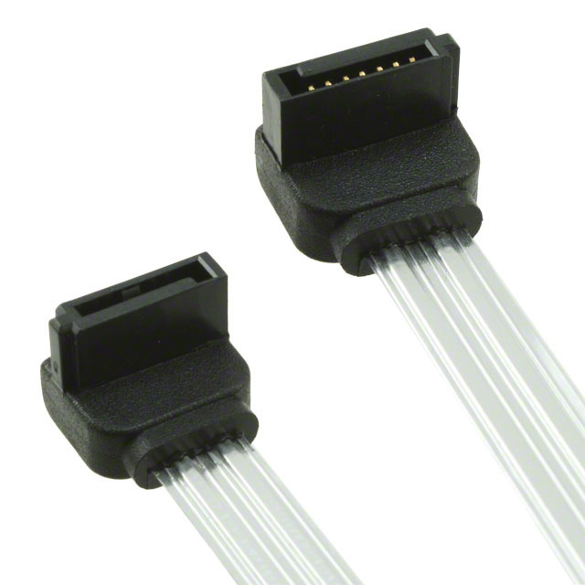 5602 Series  RA-RA Flat Twin Silver Cable