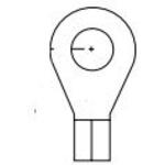 3M-MU10-4R/SK Connector Terminals Ring Tongue Terminal 10-12AWG ETP Copper 17.27mm Tin