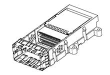 1731240003 - zCXP Short Connector Assembly, 0.80mm Pitch, Belly-to-Belly, Gold (Au) Over Nickel Plated, 84 Circuits