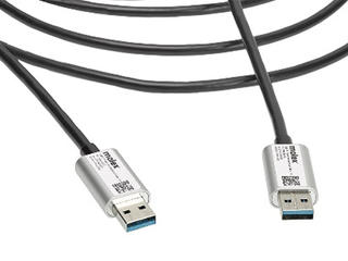 1064134001 - OptoUSB USB 3.1 Type A Active Optical Cable, 50/125µm, 5.00mm, Multimode  1.0m Length