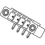 Molex-0395066002 Connector Headers and PCB Receptacles Conn Shrouded Header (4 Sides) HDR 2 POS 3.5mm Solder RA Side Entry Thru-Hole Eurostyle