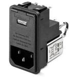 Schaffner-FN378-6-21 Power Entry Modules Power Entry Module Filtered M 3 POS 250VAC 6A Fuse ST 1 Port