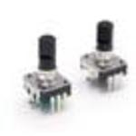 Bourns-PEC12R-3222F-S0024 Mechanical Encoders Mechanical Encoder Rotary Incremental Flat 0.007N.m Straight Quadrature Digital Square Wave 24PPR Through Hole PC Pin