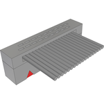 Samtec-FFSD-09-S-18.00-01-N  Cable Assembly 0.457m 30AWG 1.27mm 18 POS IDC Connector F TIGER EYE™ Bulk