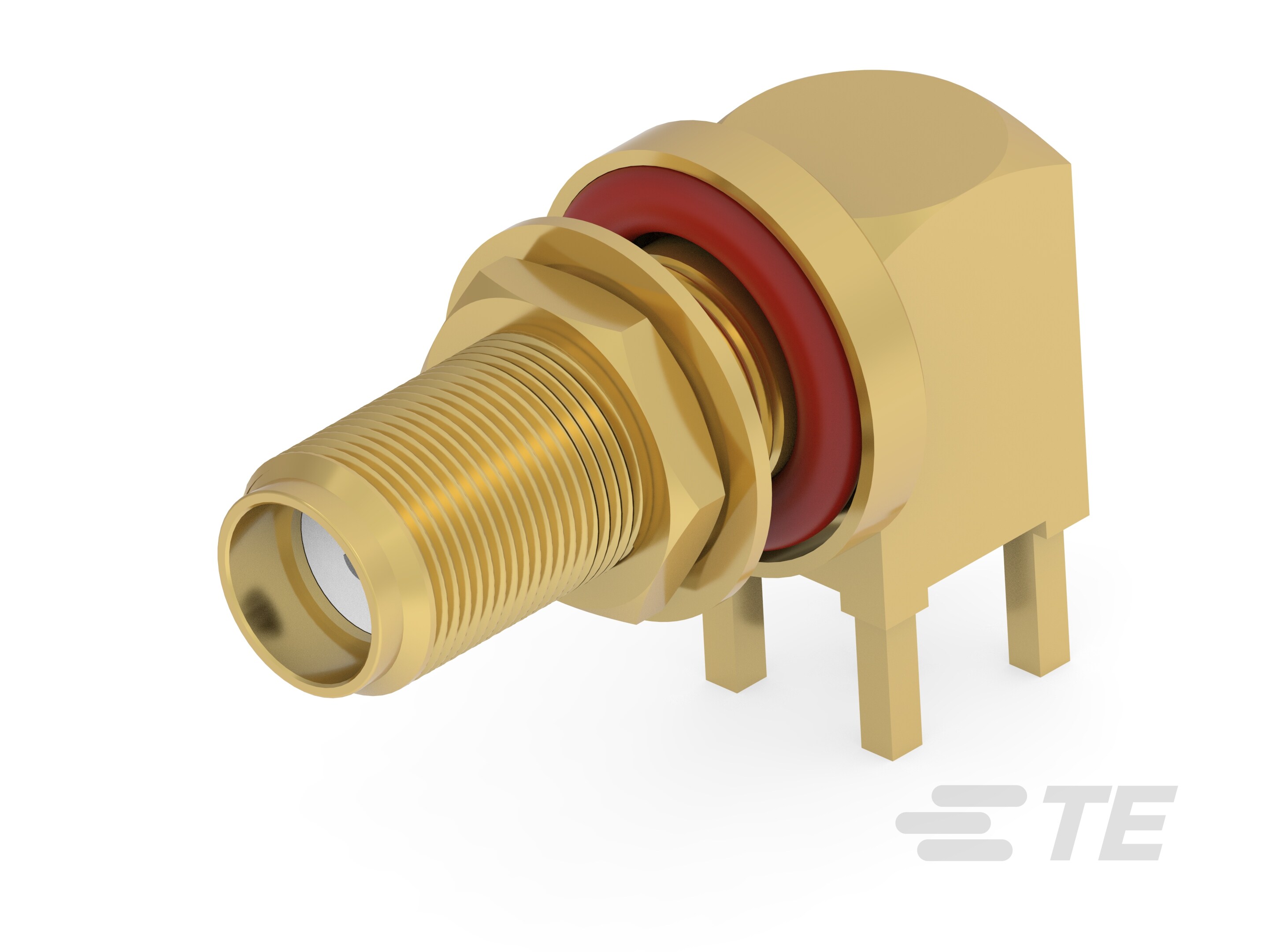 SMA Jack RA Thru Hole BHD IP68 Brass 6G-2498609-1 SMA Jack RA Thru Hole BHD IP68 Brass 6G-2498609-1