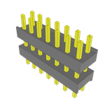 Samtec-ZW-07-08-T-D-295-118 Connector Headers and PCB Receptacles Conn Board Stacker HDR 14 POS 2.54mm Solder ST Top Entry Thru-Hole Bulk Samtec-ZW-07-08-T-D-295-118 Connector Headers and PCB Receptacles Conn Board Stacker HDR 14 POS 2.54mm Solder ST Top Entry Thru-Hole Bulk
