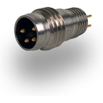 Switchcraft-614PCCM Connector Circular Conn M8 Circular PIN 4 POS Solder ST Thru-Hole 4 Terminal 1 Port Box