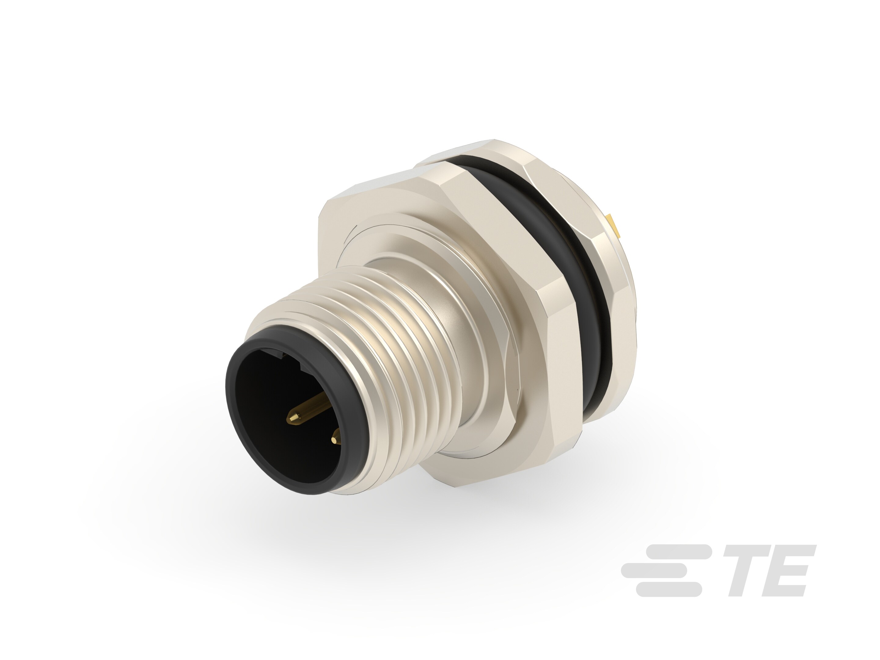 M12,REAR MOUNT,MALE,B,3P,SOLDER WIRE-T4130412031-000