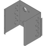 Hammond Manufacturing-CSKO886  Gray Mild Steel Wall Mount Junction Box