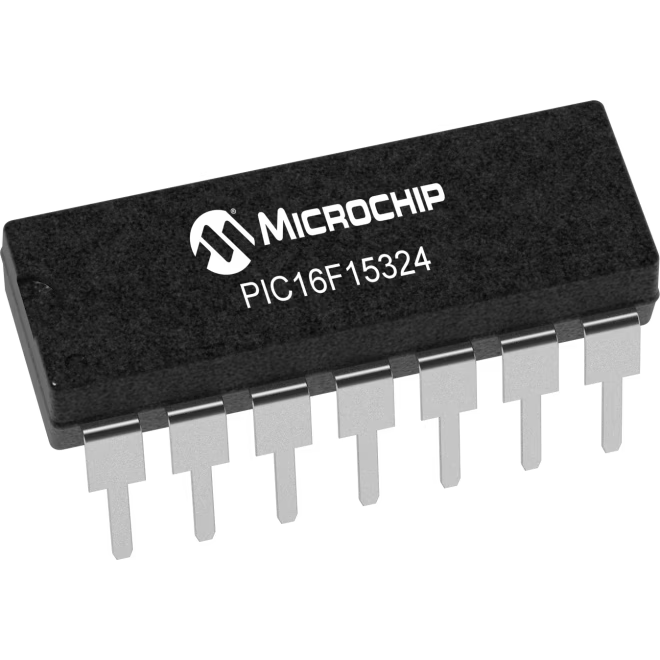 Microchip Technology-PIC16LF15324-I/P Microcontrollers - MCUs MCU 8-bit PIC RISC 7KB Flash 2.5V/3.3V 14-Pin PDIP Tube
