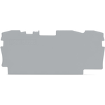 WAGO-2004-1391 Connector Accessories Connector Accessories End and Intermediate Plate Straight Polyamide 6/6 Gray Box