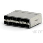 TE Connectivity-2-2347721-1 Connector Accessories zSFP+ Stacked SFP56,Cage Assembly With Integrated Connector ,.6mm .018in Centerline,Signal TE Connectivity-2-2347721-1 Connector Accessories zSFP+ Stacked SFP56,Cage Assembly With Integrated Connector ,.6mm .018in Centerline,Signal