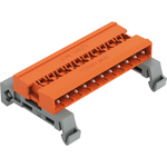 WAGO-232-553/007-000 Connector Headers and PCB Receptacles Double Pin Header, DIN-35 Rail Mounting, Pin spacing 5.08 mm, 23-pole