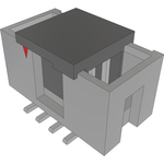 Samtec-HTST-104-01-T-DV-P-TR Connector Headers and PCB Receptacles Conn Shrouded Header (4 Sides) HDR 8 POS 2.54mm Solder ST Top Entry SMD T/R