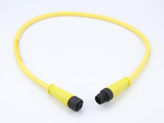 1200660899 - Micro-Change (M12) Double-Ended Cordset, 4 Poles, Female (Straight) to Male (Straight), 18 AWG, TPE Cable, 7.0m (22.97') Length 1200660899 - Micro-Change (M12) Double-Ended Cordset, 4 Poles, Female (Straight) to Male (Straight), 18 AWG, TPE Cable, 7.0m (22.97') Length