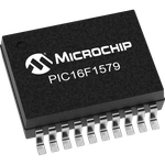 Microchip Technology-PIC16LF1579T-I/SS Microcontrollers - MCUs MCU 8-bit PIC RISC 14KB Flash 2.5V/3.3V 20-Pin SSOP T/R