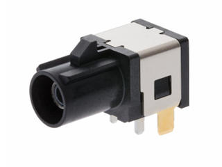 2011260012 - 50 Ohms, FAKRA Jack, Right-Angle, Through-Hole, Gold (Au) Plated Contacts, Keying Option L, Carmine Red, Tape and Reel