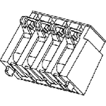 Molex-0475070010 Connector Power Conn Battery M 4 POS 2mm Solder RA SMD 4 Terminal 1 Port T/R Molex-0475070010 Connector Power Conn Battery M 4 POS 2mm Solder RA SMD 4 Terminal 1 Port T/R