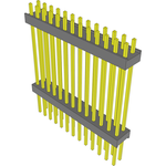 Samtec-EW-13-14-T-D-990 Connector Headers and PCB Receptacles Conn Board Stacker HDR 26 POS 2.54mm Solder ST Top Entry Thru-Hole Bulk