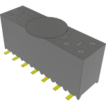 Samtec-SSM-107-L-DV-004-K-TR Connector Headers and PCB Receptacles Conn Socket Strip SKT 14 POS 2.54mm Solder ST Top Entry SMD T/R