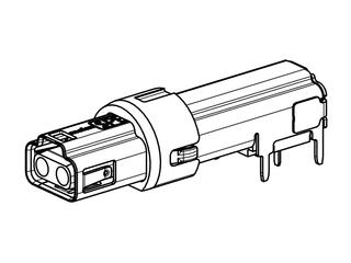 2209570002 - T1 Industrial Single-Pair Ethernet (SPE) PCB Jack, M12, Right-Angle, IP67