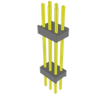 Samtec-ZW-03-13-G-D-718-256 Connector Headers and PCB Receptacles Conn Board Stacker HDR 6 POS 2.54mm Solder ST Top Entry Thru-Hole Bulk Samtec-ZW-03-13-G-D-718-256 Connector Headers and PCB Receptacles Conn Board Stacker HDR 6 POS 2.54mm Solder ST Top Entry Thru-Hole Bulk