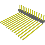 Samtec-TSW-113-21-T-S-RA Connector Headers and PCB Receptacles Conn Unshrouded Header HDR 13 POS 2.54mm Solder RA Side Entry Thru-Hole Bulk Samtec-TSW-113-21-T-S-RA Connector Headers and PCB Receptacles Conn Unshrouded Header HDR 13 POS 2.54mm Solder RA Side Entry Thru-Hole Bulk