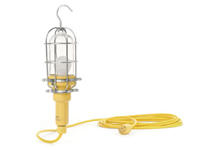 1301030022 - Watertite Wet Location Incandescent Hand Lamp, 100W with Screw Release Grounded Vinyl Guard, Cord Type 16/3 SOOW, 7.62m (25.0') Cord Length