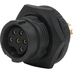 Switchcraft-EN3P6FPX Connector Circular Conn Circular SKT 6 POS Solder ST Panel Mount 6 Terminal 1 Port Bulk