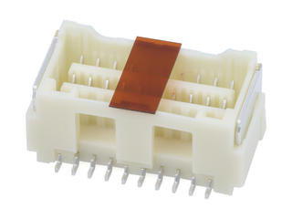 5031542090 - 1.50mm Pitch, CLIK-Mate PCB Receptacle, Dual Row, Surface Mount, Vertical, Tin Plating, Positive Lock, 20 Circuits, Natural