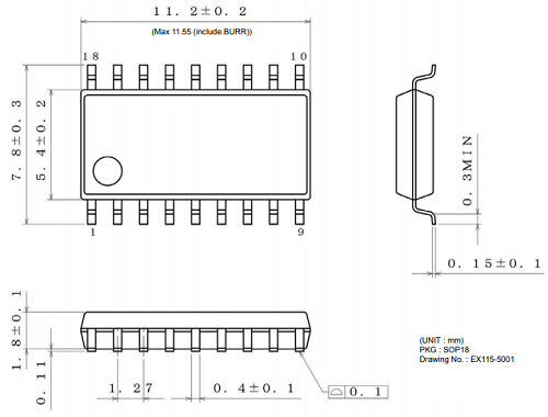 Product dimension image