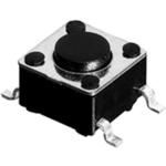 Grayhill-95C06F5GWT Switch Tactile Switch Tactile N.O. SPST Round Button Gull Wing 0.05A 12VDC 3.14N SMD Tube