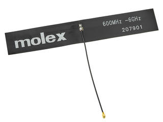 2079019150 - 600MHz-6GHz Monopole Low-Profile Automotive Flexible Antenna, 150.00mm Cable Length, Compatible with MHF-1 Plug