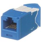 Panduit-CJLR6X88TGBU Connector Telephone and Telecom Conn RJ-45 F 8 POS IDT Cable Mount 8 Terminal 1 Port Mini-Com® Cat 6a Individual