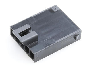 2025693008 - Ultra-Fit Plug Housing, 3.50mm Pitch, Single Row, 8 Circuits, Black, Glow-Wire Capable