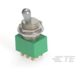 TE Connectivity-MTG306D Switch Toggle Switch Toggle ON None ON 3PDT Short Lever Wire Lug 6A 250VAC 28VDC Panel Mount with Threads