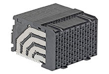 2040665026 - Impel Plus 90 Ohm, 4-Pair Right-Angle Daughtercard, 1.90mm Pitch, Right Guided, 16 Columns, 128 Circuits, Plated Through Hole Dimension 0.31mm