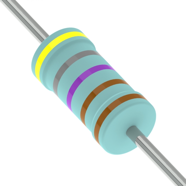 4,87k Ohm Axial 1% MF0