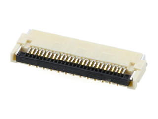 5025982793 - 0.30mm Pitch Easy-On Back Flip FPC Connector, Right-Angle, Surface Mount, Dual Contact Style, 1.15mm Mated Height, 27 Circuits