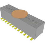 Samtec-MLE-112-01-G-DV-K-TR Connector Headers and PCB Receptacles Conn Socket Strip SKT 24 POS 1mm Solder ST Top Entry SMD T/R